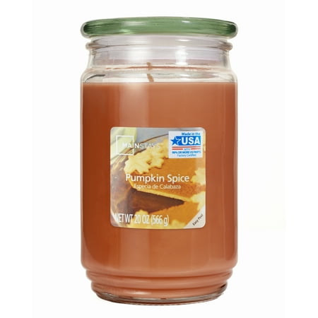Mainstays Pumpkin Spice Single-Wick Jar Candle, 20 oz