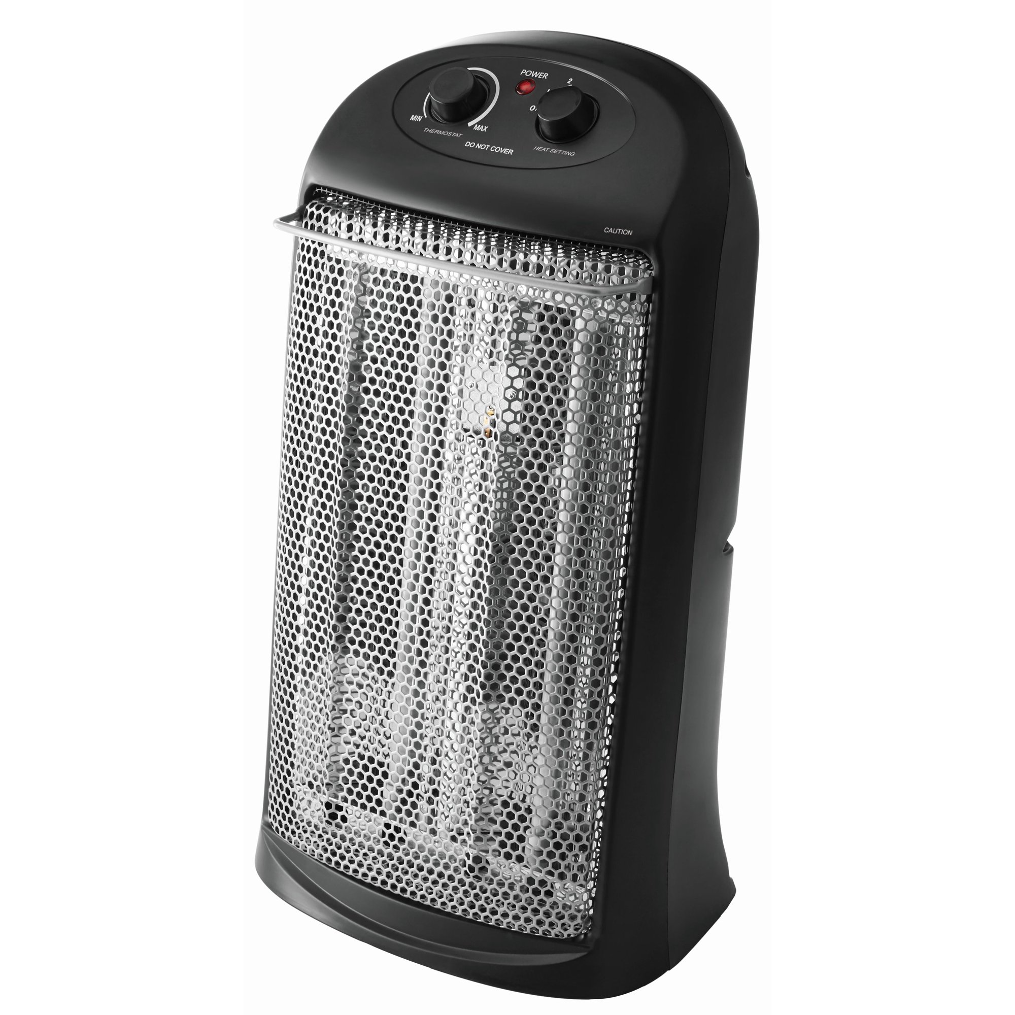Mainstays Quartz Electric Tower Space Heater, Indoor, Black, HQ-2000B -  Walmart.com