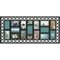 Mainstays Quatrefoil 17Opening Collage Frame, Black