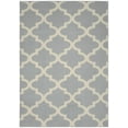thumbnail image 1 of Mainstays Quatrefoil Silver/Ivory Indoor Area Rug, 45" x 66", 1 of 6