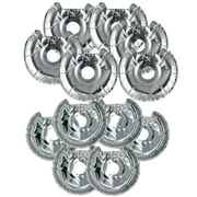 Mainstays R101F12 Disposable Foil Drip Pan Liners for Electric Stoves - 12 Pack
