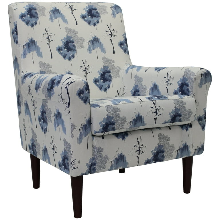 Mainstays Raelynn Lounge Chair Blue Walmart