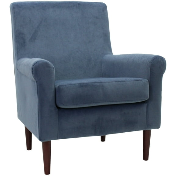 Mainstays Raelynn Lounge Chair, Light Navy