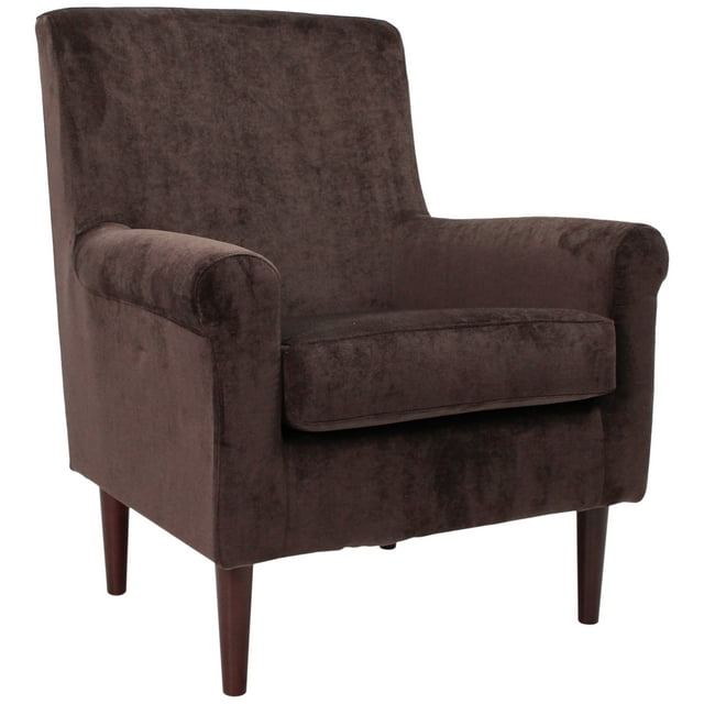 Mainstays Raelynn Rolled Arm Lounge Chair, Multiple Colors