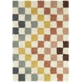 thumbnail image 1 of Mainstays Rainbow Checkered Shag Indoor Rug 5' 3" x 7', 1 of 9