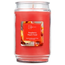 Mainstays Raspberry Peach Frosé Scented Single Wick Candle, 20 oz.
