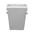 Mainstays Rectangular Polyester Laundry Hamper with Removable Liner for