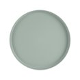 thumbnail image 1 of Mainstays Recycled Plastic Ribbed Dinner Plate, Soft Sea Green, 10 in, 1 of 5