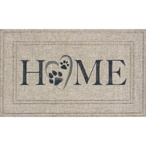 Mainstays Recycled Rubber Sisal Soho Paw Doormat, 18" x 30"