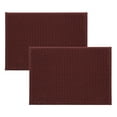 thumbnail image 1 of Mainstays Red 2-Piece Chenille Noodle Bath Rug Set 17"x24", 1 of 7