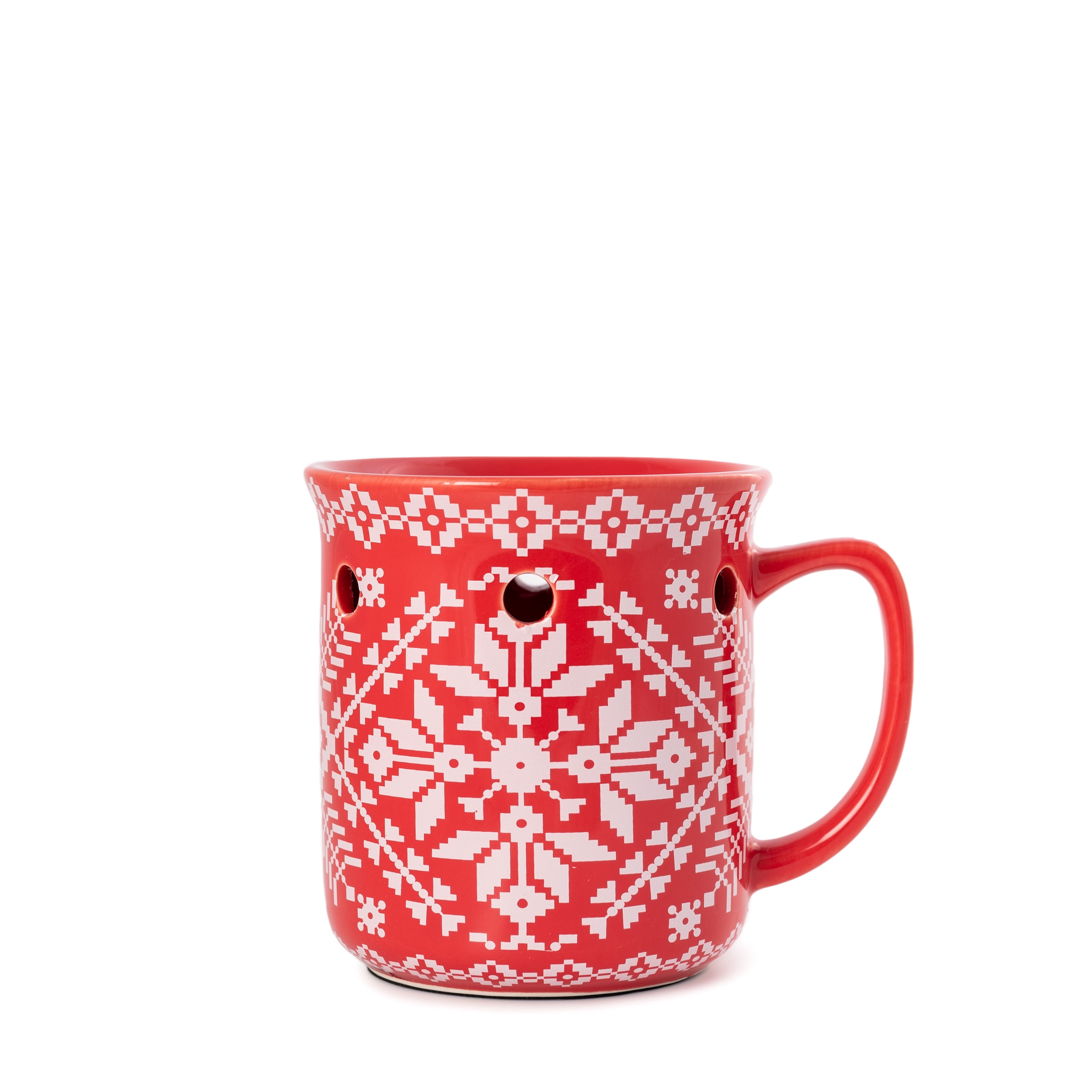 Free shipping)Coffee Mug Warmer & Mug Set Red Crowned Crane