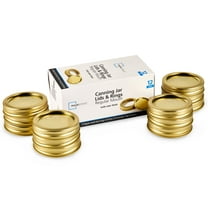 Mainstays Regular Mouth Canning Lids and Rings (12 Count)