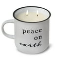 Mainstays Reusable 13oz Peace On Earth Mug Scented Candle, Vanilla