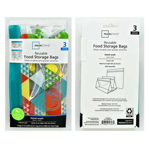 Mainstays Reusable Bags