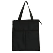 Mainstays Reusable Polyester Adult Lunch Bag, Black