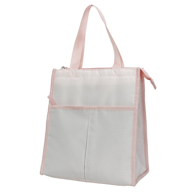 Mainstays Reusable Polyester Adult Lunch Bag, Pink - Walmart.com