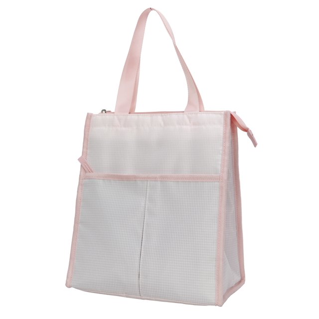 Mainstays Reusable Polyester Adult Lunch Bag, Pink