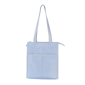 Mainstays Blue Polyester Zippered Reusable Lunch Bag