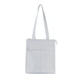 thumbnail image 1 of Mainstays Gray Polyester Zippered Reusable Lunch Bag, 1 of 6