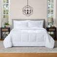 thumbnail image 1 of Mainstays Reversible Bed-in-a-Bag Set, 7 Pieces, Queen, White, 1 of 13