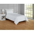 thumbnail image 1 of Mainstays Twin/Twin XL Comforter, All-Season Reversible Microfiber, White, 1 of 6