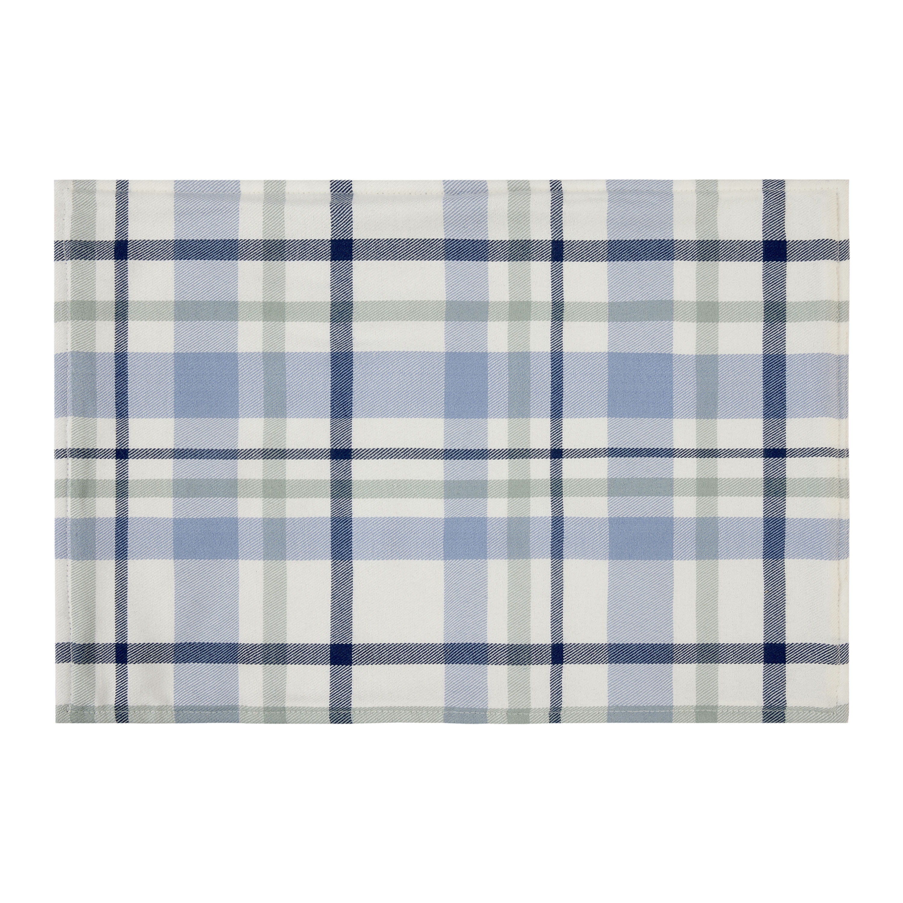 Mainstays Reversible Placemat - 14” x 19” - Blue Multi - 100% Polyester