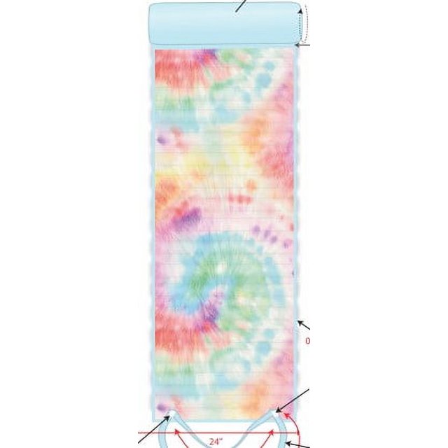 Mainstays RollUp Beach Mat, Creamsicle