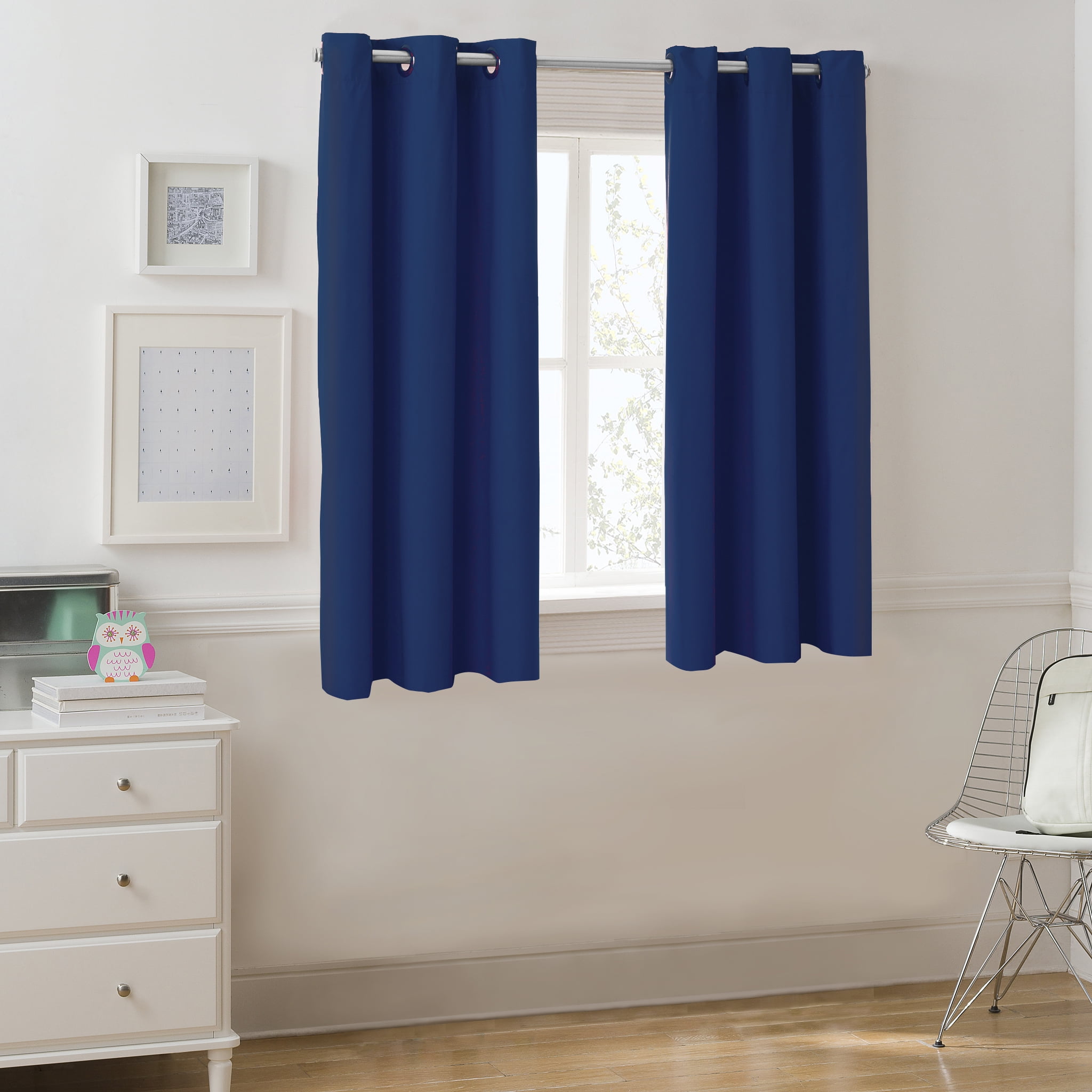 Mainstays Room Darkening Single Window Curtain Panel