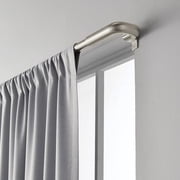 Mainstays Nickel Wrap Around Tension Curtain Rod, No-Drill Installation, 48-84 in