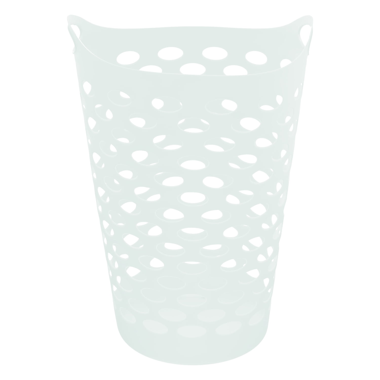 Mainstays 2 Bushel Flexible Round White Hamper