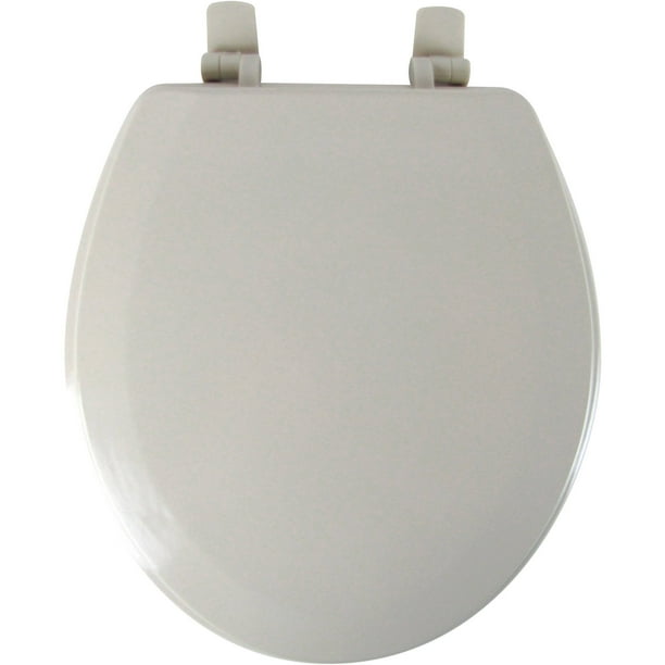 Mainstays Round Bone BTR Wood Toilet Seat