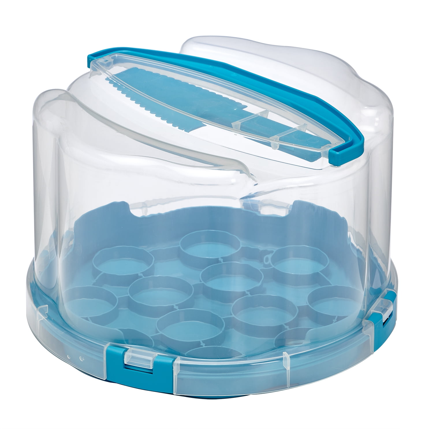 Rotho Fresh High Cake Dome - BPA-Free Plastic Cake Carrier With Handle
