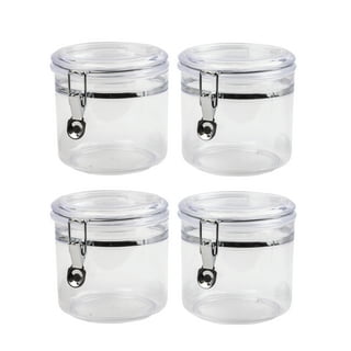 Mainstays Kitchen Storage 9.4-Ounce Clear Glass Lock Lid Jar with Silicone  Gasket 