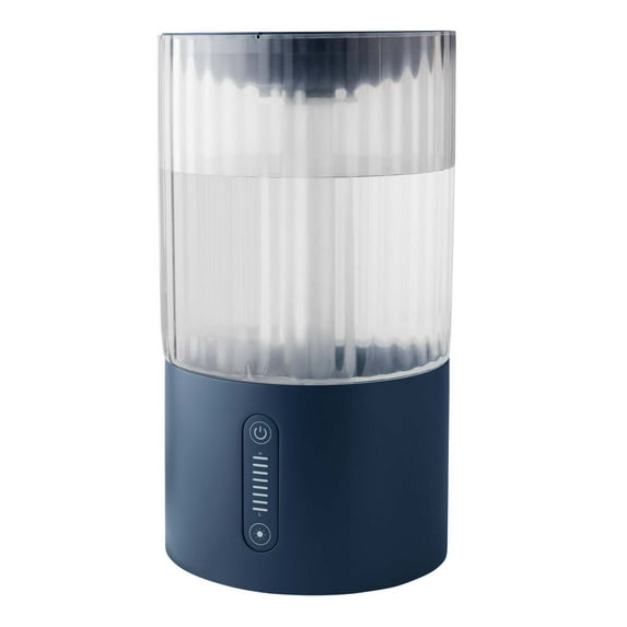Mainstays Round Ultrasonic Cool Mist Top Fill Humidifier with Aroma, Blue