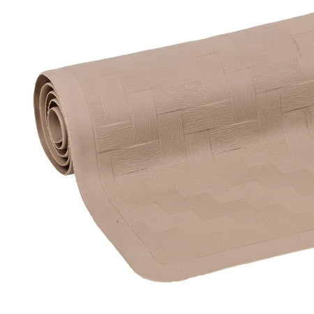 Mainstays Rubber Bathtub Mat, Taupe, 18 in x 36 in