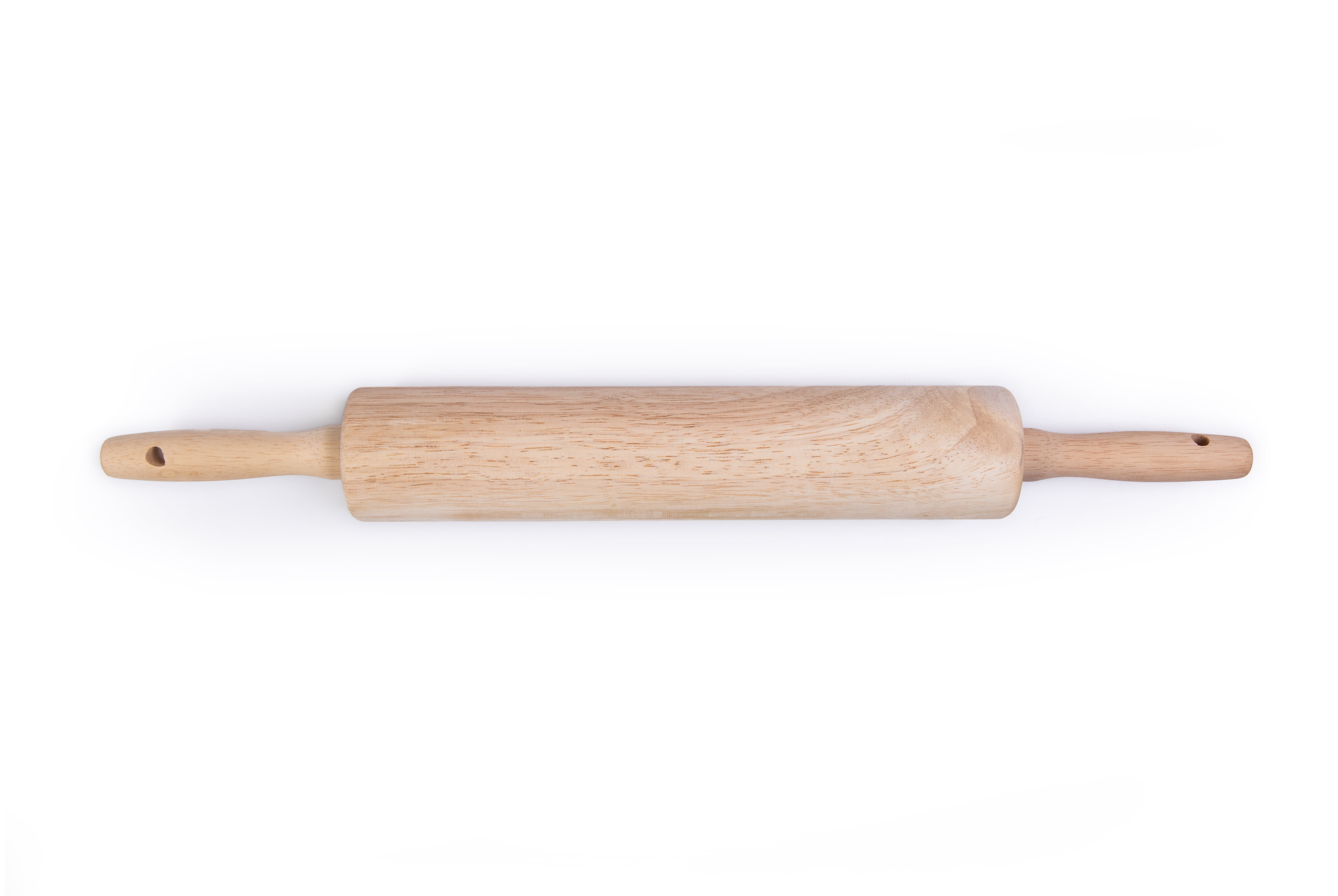 Mainstays Rubber Wood Rolling Pin, 18.3in-L and 2.17in-H