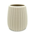 thumbnail image 1 of Mainstays Rubberized Plastic Ribbed Toothbrush Holder, Beige, 1 of 8
