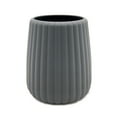 thumbnail image 1 of Mainstays Rubberized Plastic Ribbed Toothbrush Holder, Grey, 1 of 7