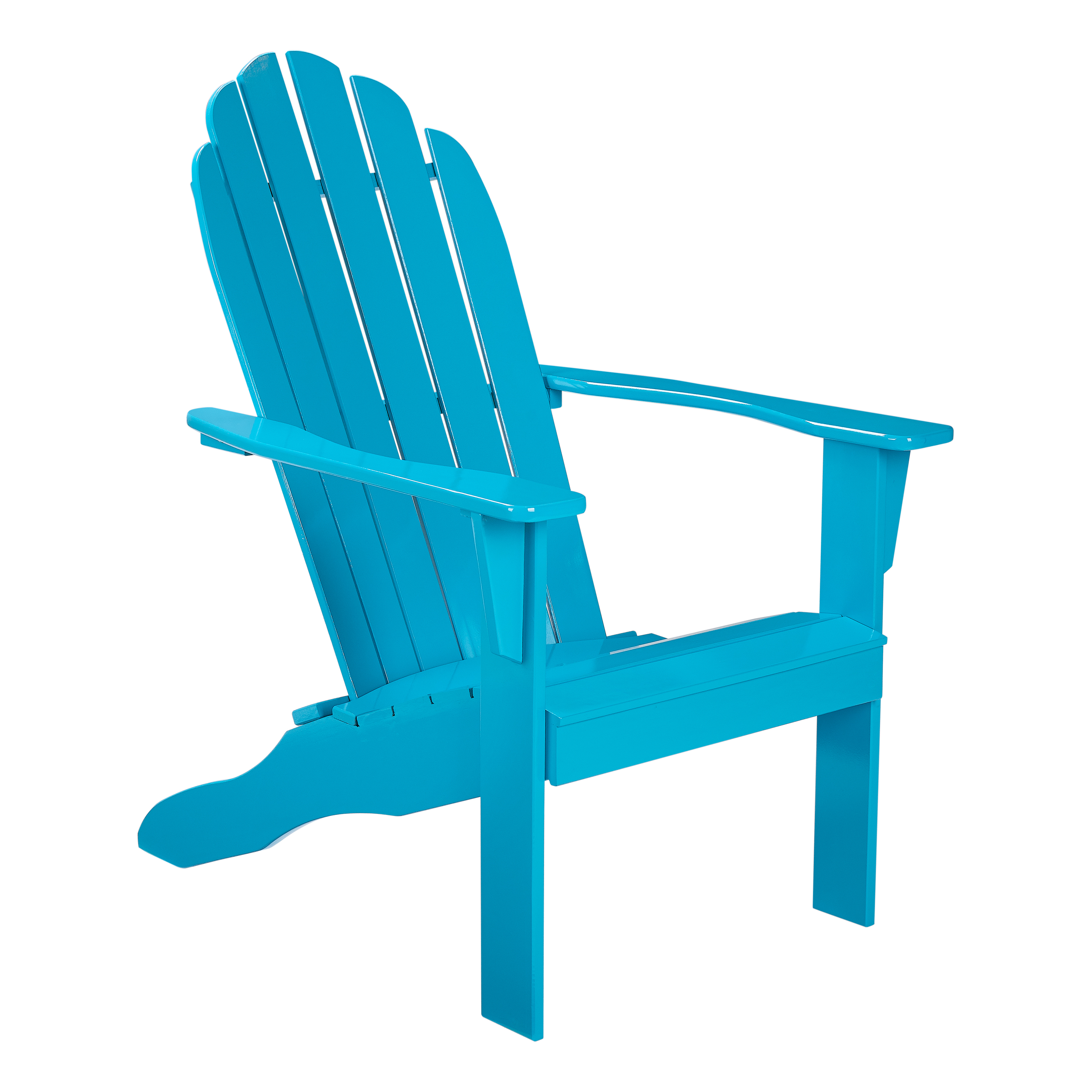 Mainstays Rubberwood Adirondack Chair - Turquoise - image 1 of 8