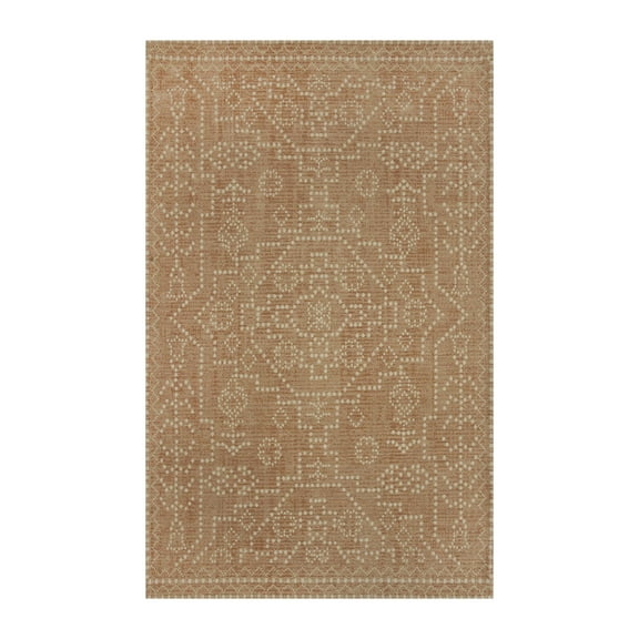 Mainstays Rust Medallion Indoor 5' x 7' Area Rug
