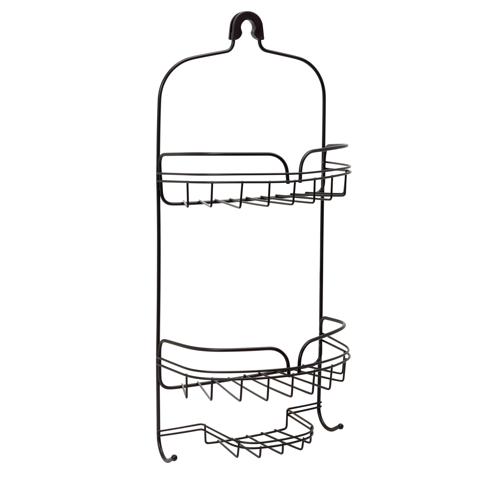 Mainstays Rust Resistant Metal Shower Caddy, OilRubbed Bronze