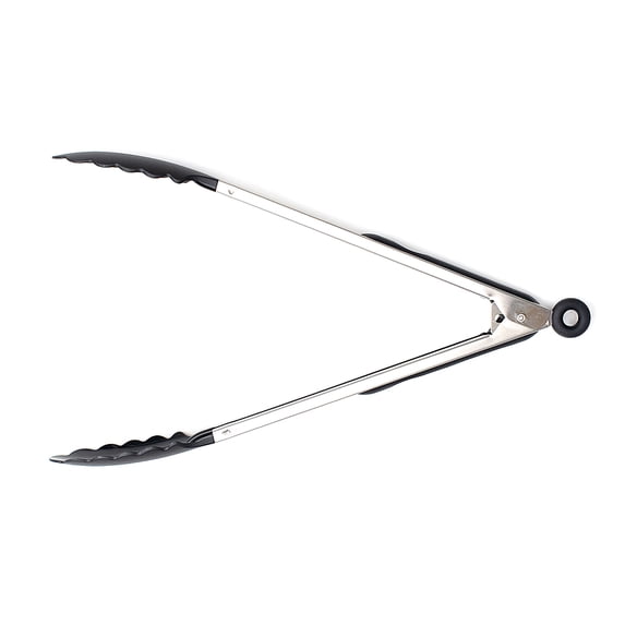 Tongs No Spring Mainstays Stainless Steel Garlic Press with Ergonomic Soft Touch ...