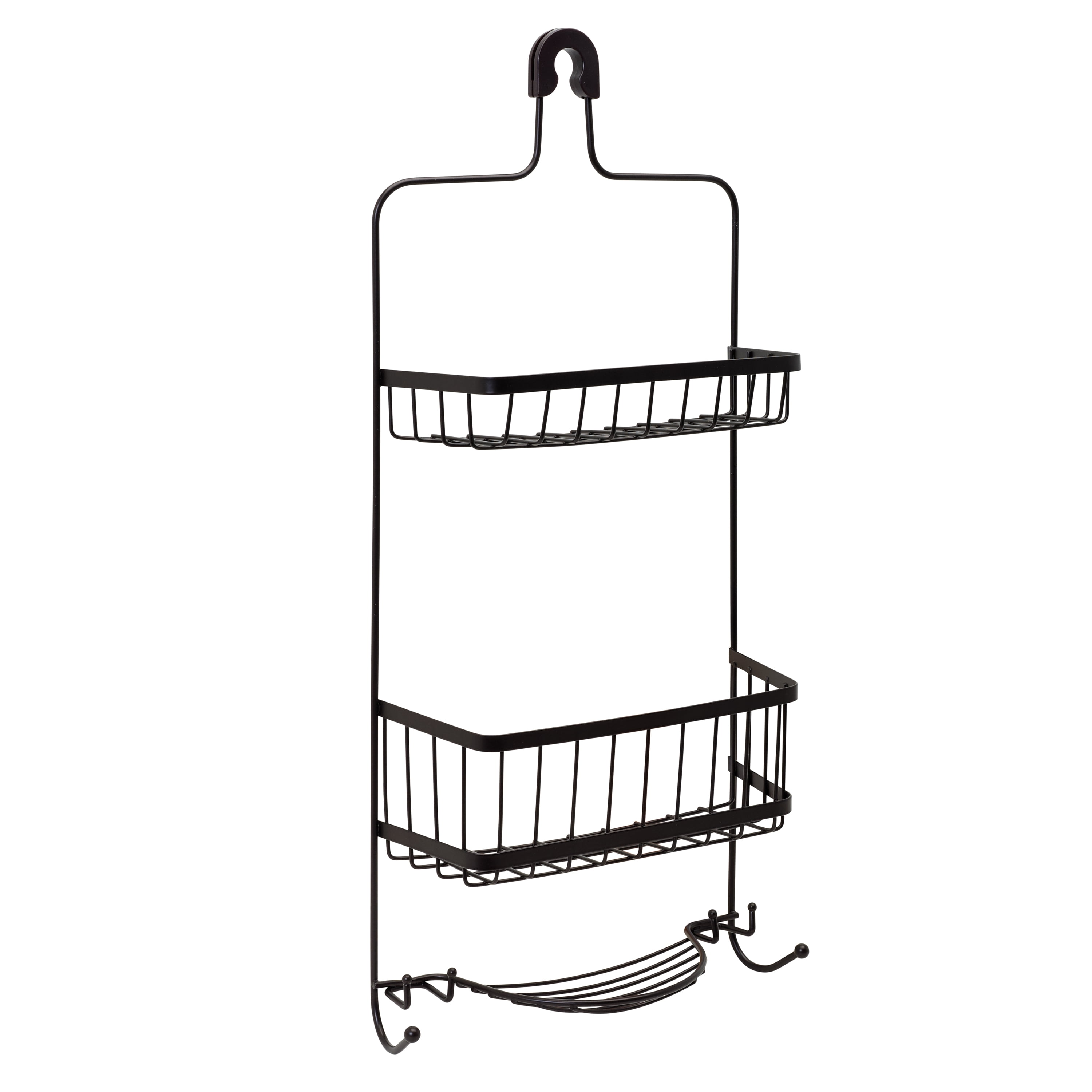 Mainstays RustResistant Shower Caddy, OilRubbed Bronze