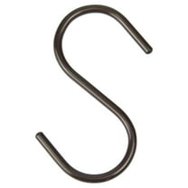 Mainstays S Hooks, Bronze, 12Piece/Set, 100% Iron