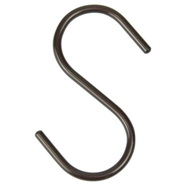 Mainstays S Hooks, Bronze, 12Piece/Set, 100% Iron