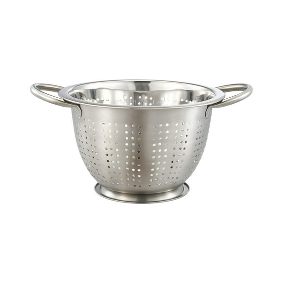 Mainstays SS 3QT Multi-Use Colander for Straining, Draining & Rinsing Pasta, Fruits or Vegetables