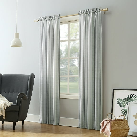 Mainstays Sailcloth Rod Pocket Curtain Panel, Set of 2