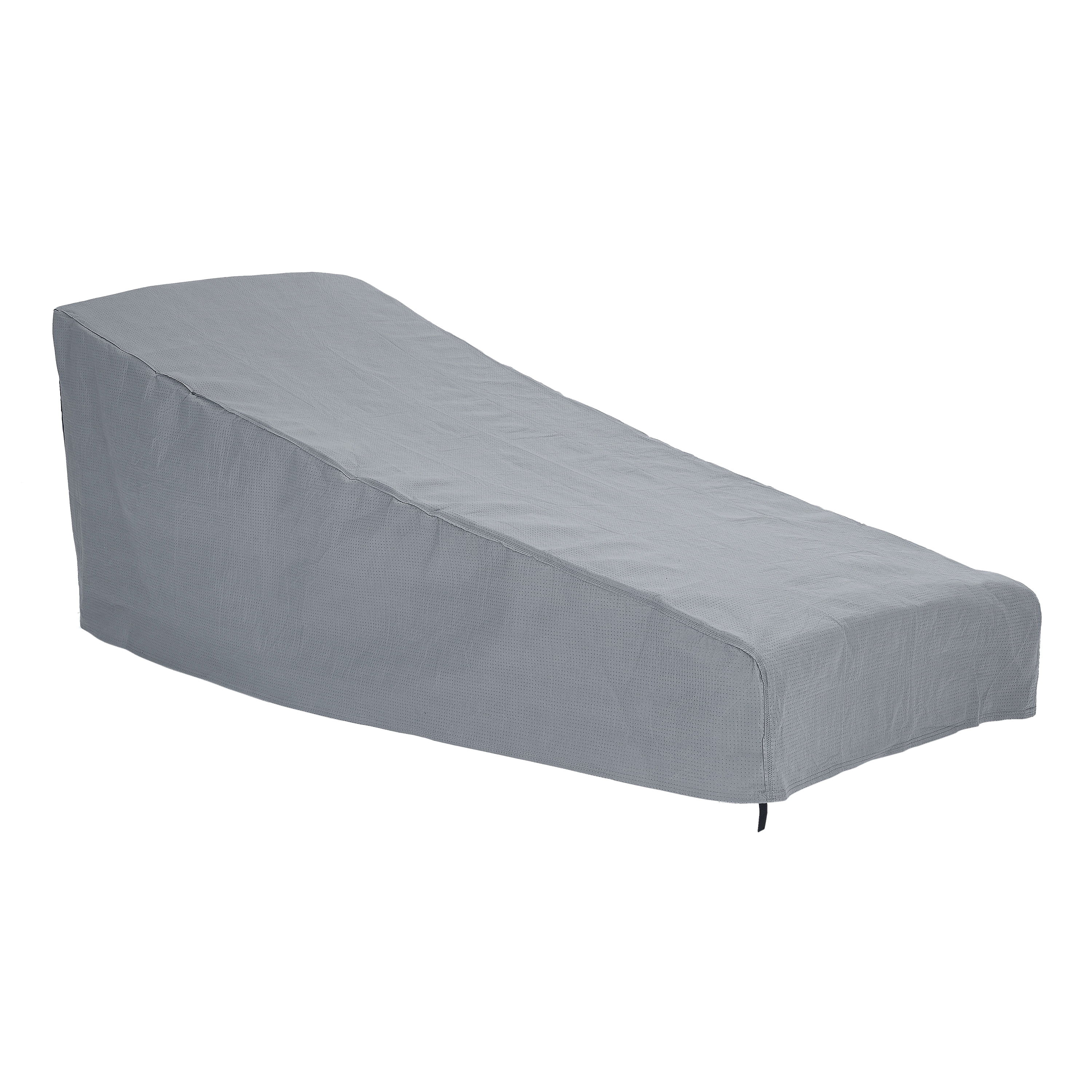 Mainstays Sandell 86 Inch Patio Chaise Lounge Cover in Gray, Large