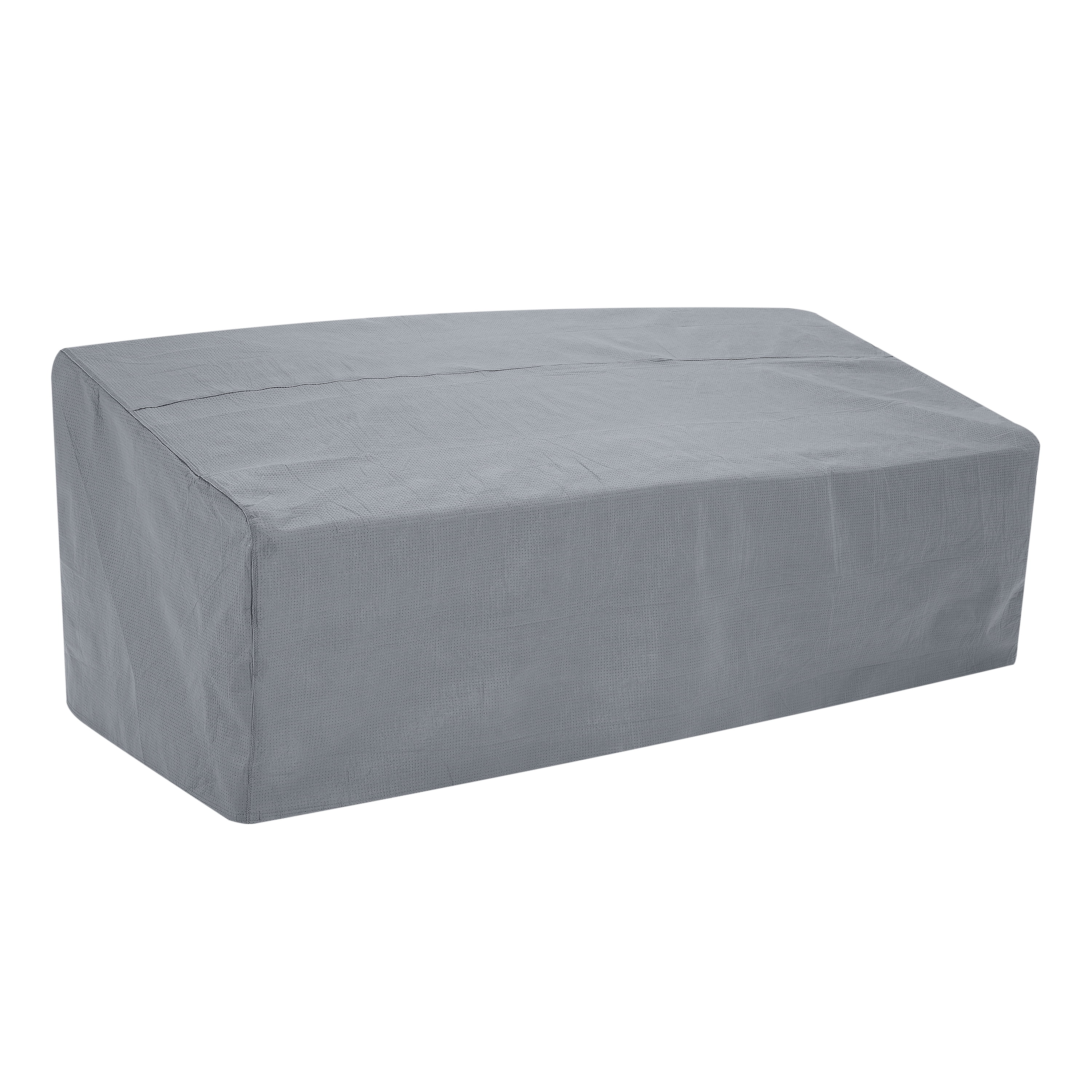 Mainstays Sandell 88 Inch Outdoor Loveseat Cover in Gray, Large