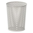 thumbnail image 1 of Mainstays Satin Nickel Metal Wastebasket, 1 of 5